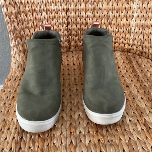 Rylan green suede slip-on sneakers - Picture 3 of 6
